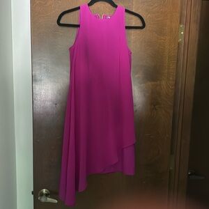 Asymmetrical shift dress